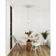 Sherry One Light Pendant (28069-1C-BS/OPL)