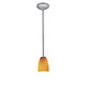 Access - 28069-1R-BS/AMB - One Light Pendant - Sherry - Brushed Steel