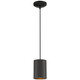 Access - 29000-MBL-C - One Light Pendant - Pilson - Matte Black