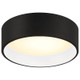 Cody Color Selectable LED Flush Mount (49930LEDDCS-MBL/WHT)