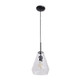 Clear Geo One Light Pendant (50937-BL/CLR)