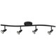 Cobra LED Wall or Ceiling SpotLight Bar (52204LEDDLP-BL)