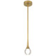 Georgia LED Pendant (62115LEDDCS-ABB/CRY)