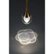 Georgia LED Pendant (62115LEDDCS-ABB/CRY)