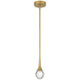 Georgia LED Pendant (62115LEDDCS-ABB/CRY)