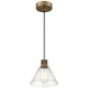 Access - 63140LEDDLP-ABB/SDG - LED Pendant - Port Nine Martini - Antique Brushed Brass