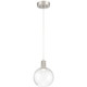 Access - 63142LEDD-BS/SDG - LED Pendant - Port Nine Burgundy - Brushed Steel