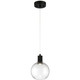 Access - 63142LEDD-MBL/CLR - LED Pendant - Port Nine Burgundy - Matte Black