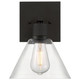 Port Nine Martini LED Wall Sconce (63143LEDDLP-MBL/CLR)