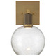 Port Nine Burgundy LED Wall Sconce (63145LEDD-ABB/SDG)