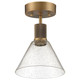Port Nine Martini LED Semi-Flush Mount (63146LEDD-ABB/SDG)