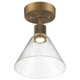 Port Nine Martini LED Semi-Flush Mount (63146LEDD-ABB/SDG)