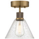 Port Nine Martini LED Semi Flush Mount (63146LEDDLP-ABB/SDG)