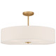 Access - 64066LEDDLP-ABB/WH - LED Pendant or Semi-Flush - Mid Town - Antique Brushed Brass