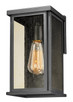 Lyons One Light Outdoor Wall Lantern (1049BK)