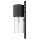 Cooper One Light Wall Sconce (1511BK/CL)