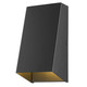 Nolan One Light Wall Sconce (1515BK)