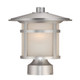 Acclaim Lighting - 39107BS - One Light Post Mount - Phoenix - Brushed Silver