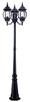 Acclaim Lighting - 5179BK - Three Light Post Mount - Chateau - Matte Black
