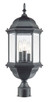 Acclaim Lighting - 5187BK - Three Light Post Mount - Madison - Matte Black