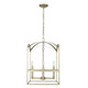 Acclaim Lighting - IN10016WG - Four Light Pendant - Cormac - Washed Gold
