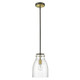 Acclaim Lighting - IN20000ORB - One Light Pendant - Shelby - Oil Rubbed Bronze and Antique Brass