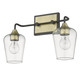 Gladys Two Light Vanity (IN40081BK)