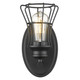 Piers One Light Wall Sconce (IN41280BK)