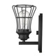 Piers One Light Wall Sconce (IN41280BK)