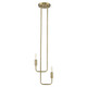Acclaim Lighting - TP20016AB - Two Light Pendant - Perret - Aged Brass