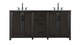 Elegant Lighting - VF29572DCO - Bathroom Vanity - Alina - Chocolate Oak