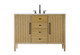 Elegant Lighting - VF29648LO - Bathroom Vanity - Blakely - Linen Oak