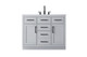 Elegant Lighting - VF29742GR - Bathroom Vanity - Alden - Grey