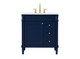 Elegant Lighting - VF31832BL - Single Bathroom Vanity - Bennett - blue