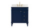 Elegant Lighting - VF31832BL-BS - Single Bathroom Vanity - Bennett - blue