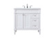 Elegant Lighting - VF31836WH - Single Bathroom Vanity - Bennett - white