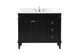Elegant Lighting - VF31842BK-BS - Single Bathroom Vanity - Bennett - black