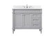 Elegant Lighting - VF31842GR-BS - Single Bathroom Vanity - Bennett - grey
