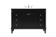 Elegant Lighting - VF31848BK - Single Bathroom Vanity - Bennett - black