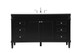 Elegant Lighting - VF31860BK - Single Bathroom Vanity - Bennett - black