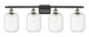 Innovations - 516-4W-BAB-G460-7CL - Four Light Bath Vanity - Ballston - Black Antique Brass