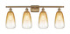 Innovations - 516-4W-BB-G480-6AM - Four Light Bath Vanity - Ballston - Brushed Brass