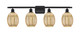 Innovations - 516-4W-BK-G459-6ME - Four Light Bath Vanity - Ballston - Matte Black