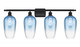 Innovations - 516-4W-BK-G484-7SB - Four Light Bath Vanity - Ballston - Matte Black
