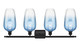 Ballston Four Light Bath Vanity (516-4W-BK-G484-7SB)