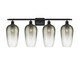 Innovations - 516-4W-BK-G484-7SL - Four Light Bath Vanity - Ballston - Matte Black