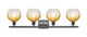 Ballston Four Light Bath Vanity (516-4W-OB-G483-8AM)