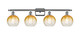 Innovations - 516-4W-PC-G483-8AM - Four Light Bath Vanity - Ballston - Polished Chrome