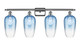 Innovations - 516-4W-PC-G484-7SB - Four Light Bath Vanity - Ballston - Polished Chrome