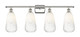 Innovations - 516-4W-PN-G480-6OP - Four Light Bath Vanity - Ballston - Polished Nickel